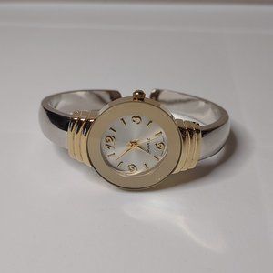 Two Tone Metal Analog Watch